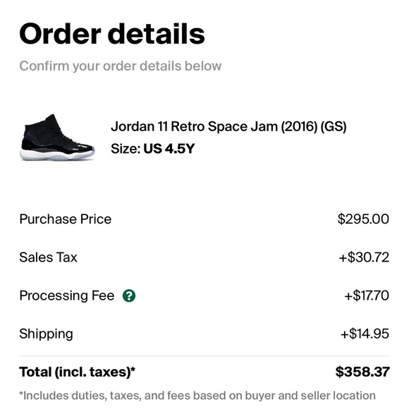 Jordan 11 Space Jam - Picture 2 of 10